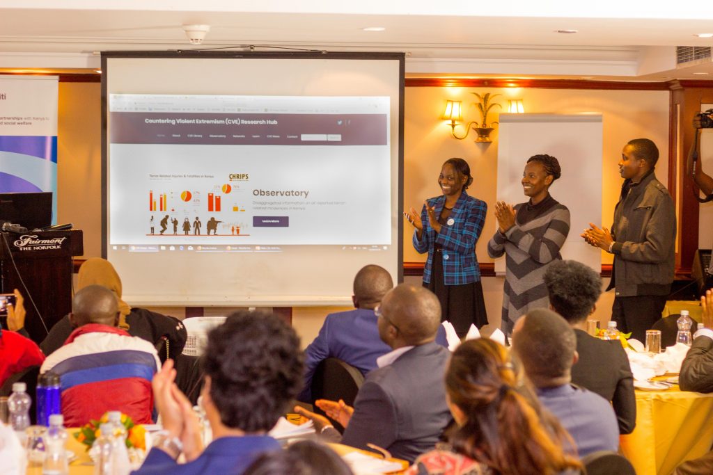 Photo: Launch of the countering violent extremism research hub in Nairobi, Kenya. Image credit: CHRIPS